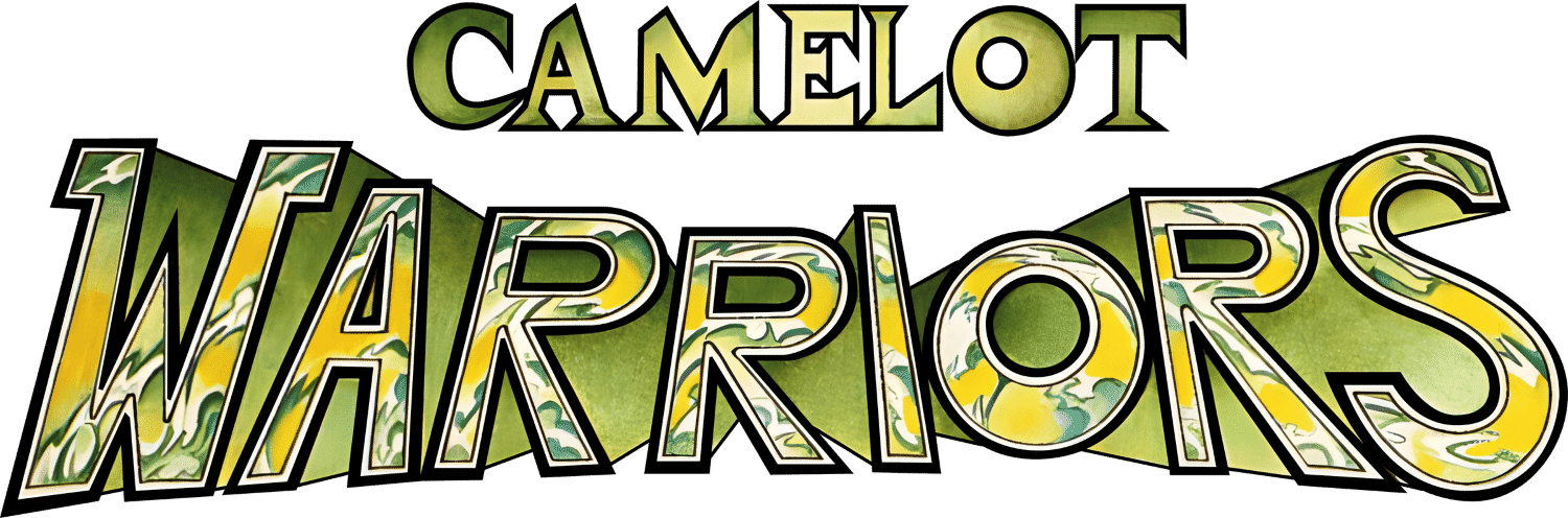 Camelot Warriors logo for Commodore 64